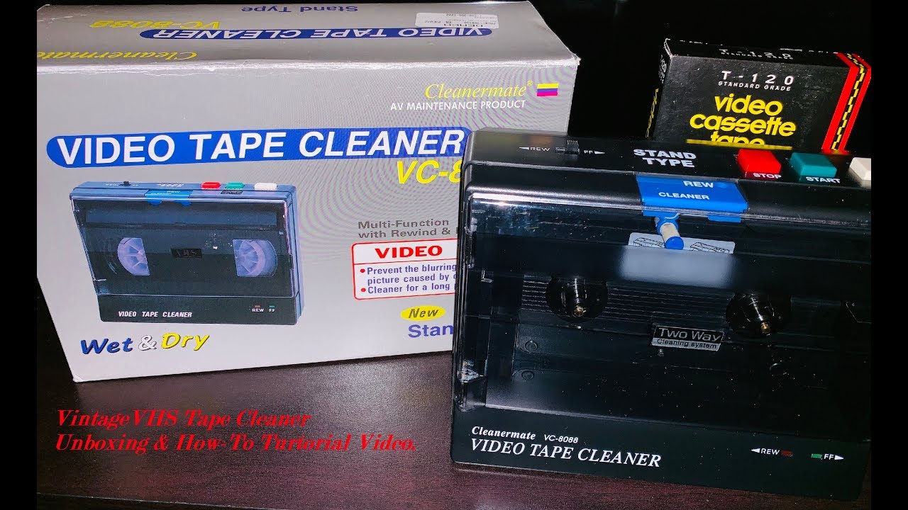 VHS Tape Cleaning Machine Preservation